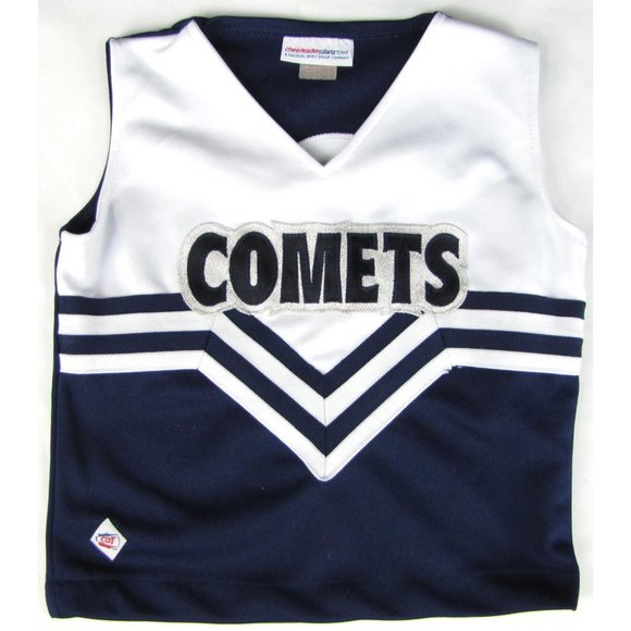 Cheerleader & Danz Team Tops - SALE! Cheerleader COMETS Blue White Tank Top